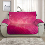 Purple Nebula Cloud Galaxy Space Print Half Sofa Protector