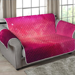 Purple Nebula Cloud Galaxy Space Print Loveseat Protector