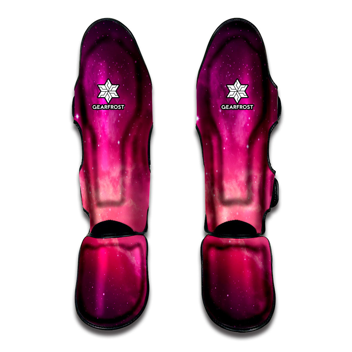 Purple Nebula Cloud Galaxy Space Print Muay Thai Shin Guard