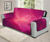 Purple Nebula Cloud Galaxy Space Print Oversized Sofa Protector