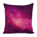 Purple Nebula Cloud Galaxy Space Print Pillow Cover