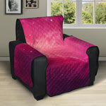 Purple Nebula Cloud Galaxy Space Print Recliner Protector