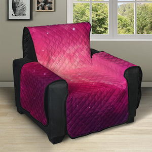 Purple Nebula Cloud Galaxy Space Print Recliner Protector