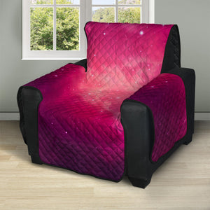 Purple Nebula Cloud Galaxy Space Print Recliner Protector