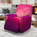 Purple Nebula Cloud Galaxy Space Print Recliner Slipcover