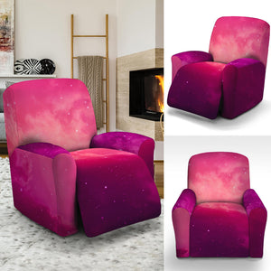 Purple Nebula Cloud Galaxy Space Print Recliner Slipcover