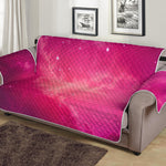 Purple Nebula Cloud Galaxy Space Print Sofa Protector