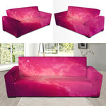 Purple Nebula Cloud Galaxy Space Print Sofa Slipcover