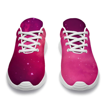 Purple Nebula Cloud Galaxy Space Print Sport Shoes GearFrost