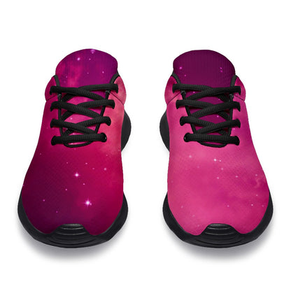 Purple Nebula Cloud Galaxy Space Print Sport Shoes GearFrost
