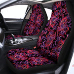 Purple Paisley Pattern Print Universal Fit Car Seat Covers