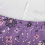 Purple Panda And Flower Pattern Print Sofa Cover