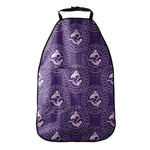 Purple Pisces Zodiac Pattern Print Car Seat Organizers