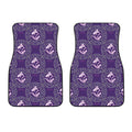 Purple Pisces Zodiac Pattern Print Front Car Floor Mats