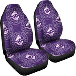 Purple Pisces Zodiac Pattern Print Universal Fit Car Seat Covers