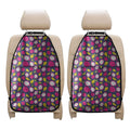 Purple Pitaya Pattern Print Car Seat Organizers