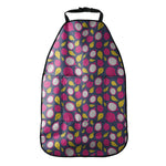 Purple Pitaya Pattern Print Car Seat Organizers