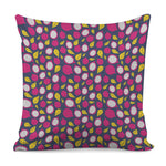 Purple Pitaya Pattern Print Pillow Cover