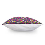 Purple Pitaya Pattern Print Pillow Cover