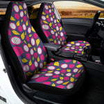 Purple Pitaya Pattern Print Universal Fit Car Seat Covers