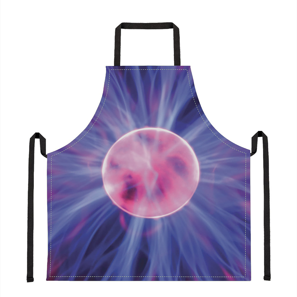 Purple Plasma Ball Print Apron