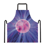 Purple Plasma Ball Print Apron
