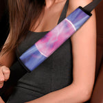 Purple Plasma Ball Print Car Seat Belt Covers