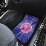 Purple Plasma Ball Print Front Car Floor Mats