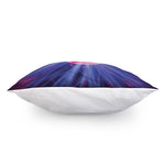 Purple Plasma Ball Print Pillow Cover