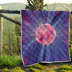 Purple Plasma Ball Print Quilt