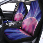 Purple Plasma Ball Print Universal Fit Car Seat Covers