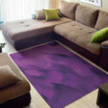 Purple Polygonal Geometric Print Floor Mat