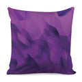 Purple Polygonal Geometric Print Pillow Cover