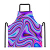 Purple Psychedelic Trippy Print Apron