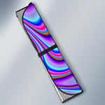 Purple Psychedelic Trippy Print Car Sun Shade GearFrost