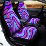 Purple Psychedelic Trippy Print Universal Fit Car Seat Covers