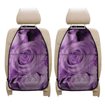 Purple Rose Print Car Seat Organizers