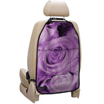 Purple Rose Print Car Seat Organizers