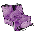 Purple Rose Print Pet Car Back Seat Cover