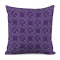 Purple Sagittarius Zodiac Pattern Print Pillow Cover