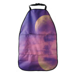 Purple Sky And Full Moon Print Car Seat Organizers