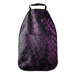 Purple Snakeskin Print Car Seat Organizers