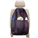 Purple Snakeskin Print Car Seat Organizers