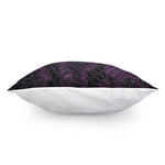 Purple Snakeskin Print Pillow Cover