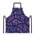 Purple Stained Glass Mosaic Print Apron