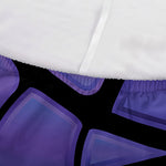 Purple Stained Glass Mosaic Print Sofa Cover