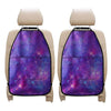 Purple Stardust Cloud Galaxy Space Print Car Seat Organizers