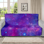 Purple Stardust Cloud Galaxy Space Print Futon Protector