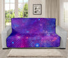 Purple Stardust Cloud Galaxy Space Print Futon Protector