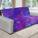 Purple Stardust Cloud Galaxy Space Print Futon Protector